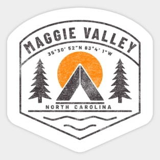 Visiting NC Mountain Cities Maggie Valley, NC Sticker